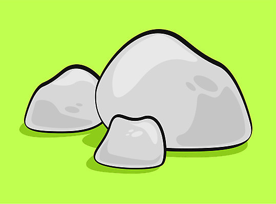 EPS 해외이미지 일러스트 자연 야외 빛 회색 바위 만화 해외202004 해외일러스트 컬러 돌_바위 생태계 파일형식 벡터 이미지허브