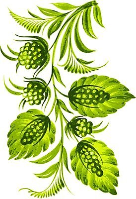 EPS 해외이미지 디자인 꽃 백그라운드 잎 일러스트 수채화 미술 사람없음 초록색 손그림 해외202004 해외일러스트 식물 컬러 문화예술 파일형식 벡터 이미지허브