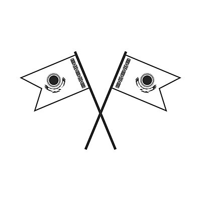 EPS 해외이미지 전통 디자인 문화 물결 선 캠페인 여행 컨셉 일러스트 휴가 미술 경사 이벤트 그래픽 장식 검은색 축제 자유 흰색 축하 깃발 막대기 플랫 만화 선거 심볼 사인 윤곽 깃대 봉 애국심 대각선 교차 고립 독립 엘리먼트 전국 카자흐스탄 해외202004 해외일러스트 아시아 컬러 문화예술 민주주의 파일형식 벡터 나라 이미지허브