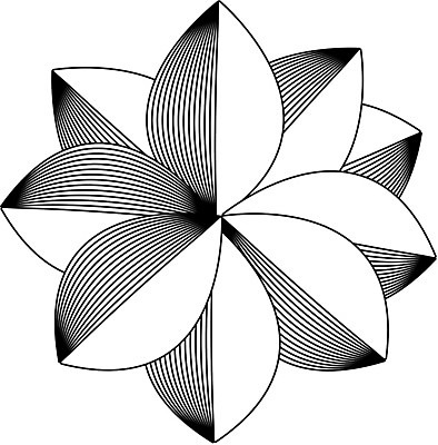 EPS 해외이미지 식물 꽃잎 꽃 꽃무늬 패턴 일러스트 자연 검은색 벚꽃 흰색 복고 심플 해외202004 해외일러스트 컬러 무늬 생태계 파일형식 벡터 이미지허브