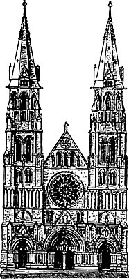 EPS 해외이미지 선 일러스트 거리 미술 성당 검은색 수확 흰색 그림 판화 고딕 엘크 해외202004 해외일러스트 컬러 농업 종교건축 문화예술 파일형식 벡터 이미지허브