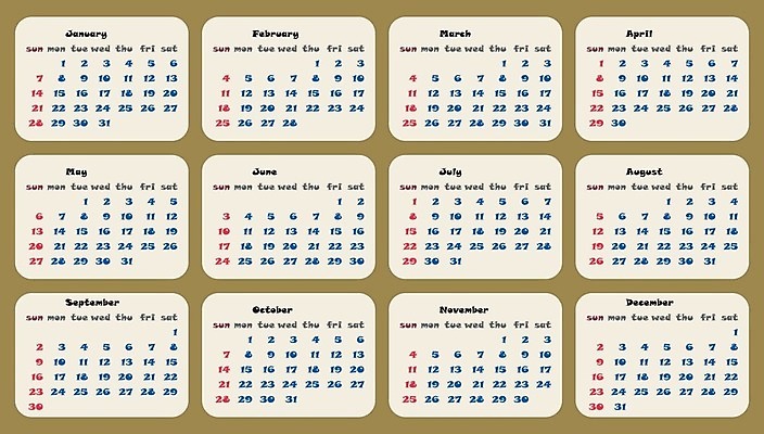 EPS 해외이미지 템플릿 디자인 계절 백그라운드 일러스트 비즈니스 이벤트 그래픽 사무실 숫자 다이어리 달력 흰색 시간 일주일 날짜 연도 심플 월 2018년 대패 엘리먼트 해외202004 해외일러스트 문자 컬러 사무용품 파일형식 벡터 이미지허브