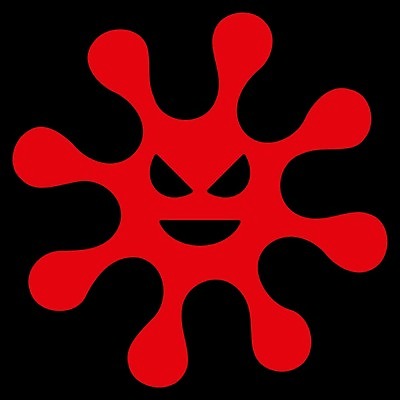 EPS 해외이미지 일러스트 검은배경 생물 세포 빨간색 픽토그램 플랫 바이러스 해충 질병 악마 심볼 생물학 감염 전염 미생물 박테리아 기생충 나쁜 고립 도발 몬스터 상형문자 전염병 침범 못생김 해외202004 해외일러스트 문자 교육 컬러 의학 검은색 벌레 파일형식 벡터 곤충 동물 이미지허브