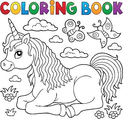 EPS 해외이미지 동물 캐릭터 행복 나비 일러스트 동화 요정 뿔 이야기 미술 책 페인트 그리기 그림 윤곽 갈기 신화 공상 조랑말 거짓말 유니콘 전설 해외202004 해외일러스트 일러캐릭터 감정 곤충 모션 문화예술 말_동물 파일형식 벡터 이미지허브