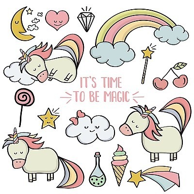 EPS 해외이미지 구름 별 무지개 일러스트 상상 아이스크림 뿔 사랑 사람없음 세트 컬러풀 달 하트 체리 낙서 신비 다이아몬드 손그림 물약 무지개색 유니콘 환상 해외202004 해외일러스트 자연요소 모양 감정 컬러 컨셉 과일 디저트 약 보석 파일형식 벡터 이미지허브