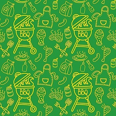 EPS 해외이미지 음식 백그라운드 패턴 일러스트 벽지 맥주 육류 스테이크 요리 세트 소풍 식사 뜨거움 소시지 그릴 바비큐 케첩 심볼 드럼스틱 해외202004 해외일러스트 무늬 식재료 주방용품 주류 서양음식 야외활동 소스 가공식품 파일형식 벡터 음료 생활용품 양념 오브젝트 이미지허브