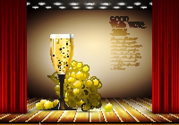 EPS 해외이미지 디자인 백그라운드 일러스트 유리 포도 바닥 미술 내부 목재 장식 빨간색 와인 커튼 장면 정물화 해외202004 해외일러스트 나무 컬러 과일 재료 재질 문화예술 주류 그림 파일형식 벡터 이미지허브