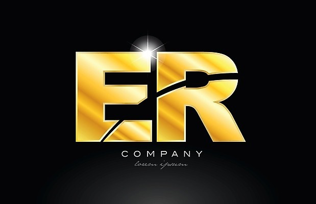 EPS 해외이미지 모양 템플릿 디자인 알파벳 백그라운드 일러스트 회사 비즈니스 금속 검은색 황금 E 편지 심볼 신분 R 엘리먼트 활자 해외202004 해외일러스트 영어 컬러 재질 활자판 파일형식 벡터 이미지허브