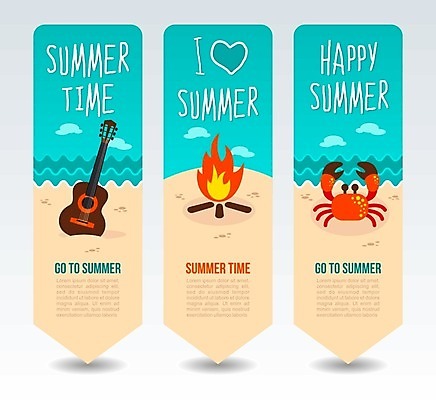 EPS 해외이미지 배너 세로배너 일러스트 해변 사람없음 게 기타 하트 모닥불 민트색 베이지색 배너세트 해외202004 해외일러스트 모양 바다 컬러 불 현악기 갑각류 세로 세트 파일형식 벡터 이미지허브