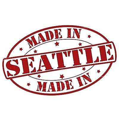 EPS 해외이미지 별 컨셉 일러스트 빨간색 검은색 심볼 사인 고무 직사각형 우표 시애틀 해외202004 해외일러스트 자연요소 도형 컬러 파일형식 벡터 이미지허브