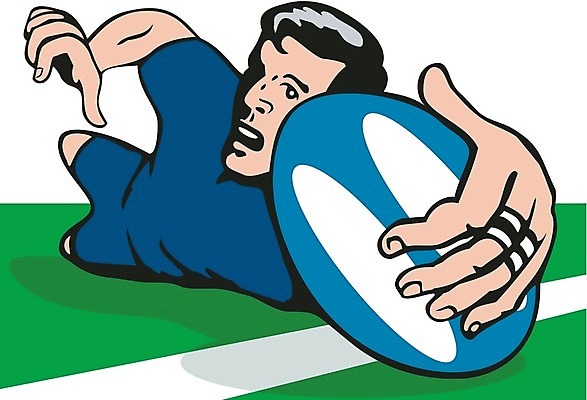 EPS 해외이미지 스포츠 일러스트 럭비 노력 점수 플레이어 해외202004 해외일러스트 구기 파일형식 벡터 이미지허브