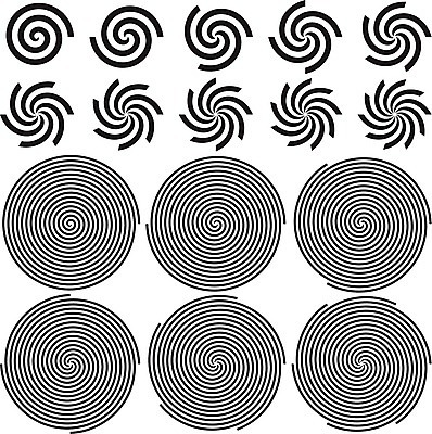 EPS 해외이미지 디자인 실루엣 백그라운드 패턴 일러스트 모션 추상 흑백 나선형 세트 줄무늬 소용돌이 회오리 원형 명상 질감 최면 환각 해외202004 해외일러스트 도형 무늬 촬영기법 증상 파일형식 벡터 이미지허브