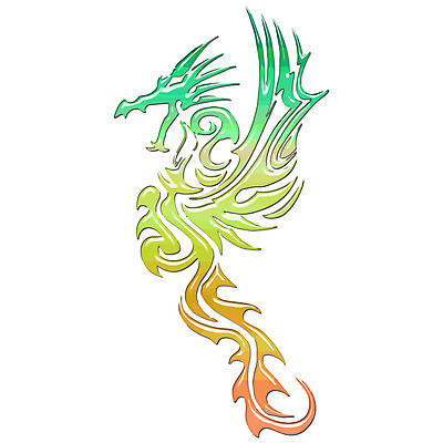 EPS 해외이미지 동물 일러스트 파충류 생물 동양인 장식 컬러풀 신화 공상 몬스터 해외202004 해외일러스트 컬러 인종 파일형식 벡터 이미지허브