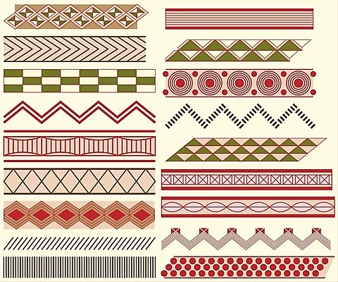 EPS 해외이미지 디자인 문화 선 벽 백그라운드 패턴 일러스트 추상 미술 사람 그래픽 장식 가로 갈색 금속 꽃병 업무 도자기 역사 심볼 그림 질감 심플 점토 청동 지하 선사시대 원시시대 부족 평행 고고학 옛날 해외202004 해외일러스트 교육 꽃 컬러 컨셉 무늬 재질 문화예술 작업 파일형식 벡터 이미지허브