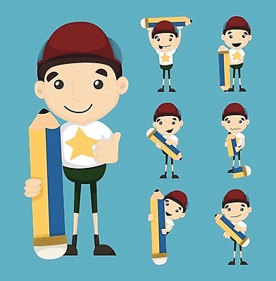 EPS 해외이미지 직업 캐릭터 디자인 남자 행복 감정 어린이 포즈 일러스트 통신 성공 아이디어 서기 미소 사람 소년 성인 세트 연필 인포그래픽 엄지손가락 흰색 자신감 만화 사인 뇌 고립 지능 많음 해외202004 해외일러스트 일러캐릭터 컬러 컨셉 손가락 모션 학용품 표정 필기구 파일형식 벡터 이미지허브