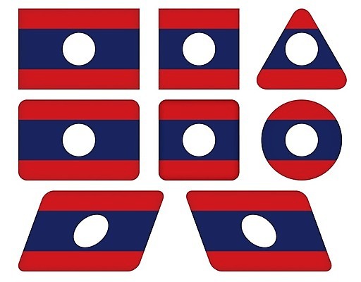 EPS 해외이미지 배너 일러스트 세트 깃발 원형 수집 심볼 사인 정사각형 배지 라오스 직사각형 고립 전국 정부 표준 해외202004 해외일러스트 도형 아시아 파일형식 벡터 이미지허브