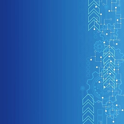 EPS 해외이미지 디자인 화살표 컨셉 일러스트 추상 미래 사람없음 그래픽 파란색 디지털 톱니바퀴 해외202004 해외일러스트 컬러 무늬 파일형식 벡터 이미지허브