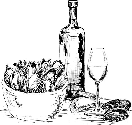 EPS 해외이미지 전통 디자인 음료 음식 바다 백그라운드 일러스트 유리 포도 조개 연체동물 건강 요리 미술 그래픽 식당 와인 수중 저녁식사 이탈리아 수확 껍질 굴 알코올 신선 바 그리기 고급 맛 낙서 스케치 먹기 해산물 그림 포도밭 서빙 홍합 손그림 프랑스어 점심식사 해외202004 해외일러스트 문자 유럽 컨셉 밭 농업 과일 모션 재질 문화예술 어패류 무척추동물 주류 상점 식사 파일형식 벡터 이미지허브