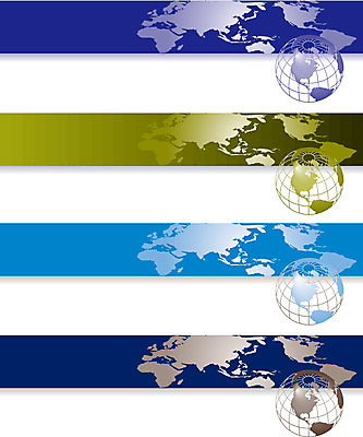 EPS 해외이미지 배너 조각 지도 일러스트 경사 빨간색 초록색 파란색 컬러풀 세계 글로벌 갈색 지구본 시들음 지리 해외202004 해외일러스트 컬러 파일형식 벡터 이미지허브