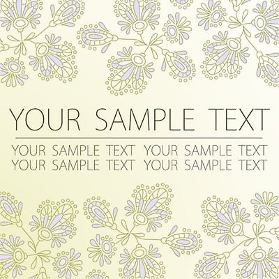 EPS 해외이미지 꽃 선 백그라운드 꽃무늬 일러스트 텍스트 프레임 사람없음 엘리먼트 해외202004 해외일러스트 식물 무늬 파일형식 벡터 이미지허브