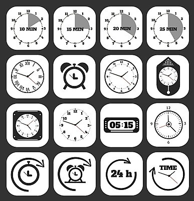 EPS 해외이미지 디자인 시계 백그라운드 일러스트 그래픽 세트 흰색 시간 원형 심볼 손목시계 측정 사인 속도 시작 공포 5 다이얼 타이머 고립 그만 마감 분 초시계 카운트다운 해외202004 해외일러스트 도형 컬러 장신구 숫자 파일형식 벡터 이미지허브