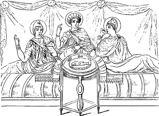 EPS 해외이미지 남자 일러스트 함께함 미술 사람 검은색 식사 수확 골동품 흰색 역사 그림 판화 세기 옛날 원고 해외202004 사도궁 해외일러스트 컬러 컨셉 농업 모션 문화예술 궁전 바티칸 파일형식 벡터 이미지허브