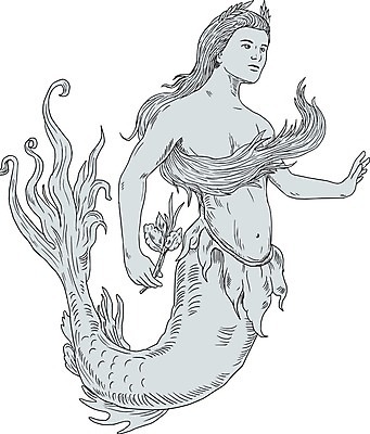 EPS 해외이미지 응시 여자 꽃 일러스트 생물 잉크 어류 그래픽 잡기 스케치 흰배경 그림 꼬리 손그림 스크래치 신화 인어 고립 사이렌 핸드메이드 해외202004 해외일러스트 식물 시선 백그라운드 모션 미술 사람 수중동물 흰색 파일형식 벡터 이미지허브