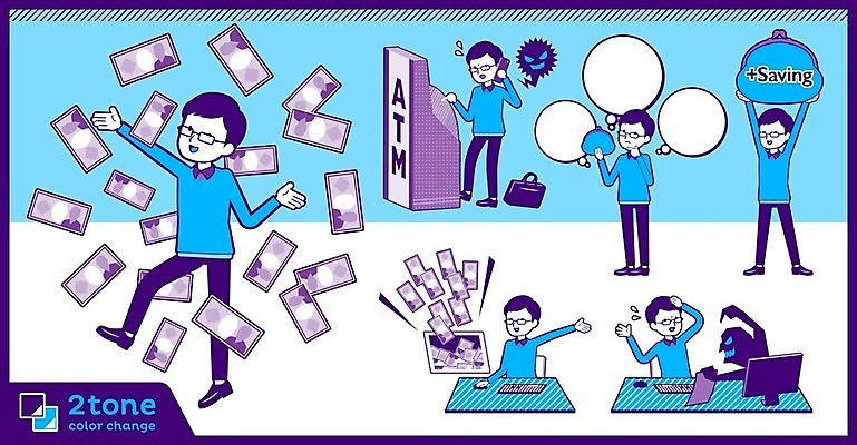 EPS 해외이미지 전신 남자 안경 지폐 돈 생각 일러스트 여러명 성인 금융 경제 파란색 세트 속임수 부자 범죄 지갑 아빠 선택 책상 ATM 보이스피싱 성인남자만 해외202004 해외일러스트 잡화 컬러 가구 다수 컨셉 가족 사람 재산 피싱 남자만 성인만 파일형식 벡터 이미지허브