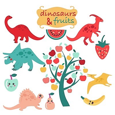 EPS 해외이미지 나무 동물 디자인 어린이 음식 백그라운드 과일 일러스트 추상 수박 바나나 미술 그래픽 초록색 여름 세트 유행 용 달콤 맛 사과 만화 심볼 공룡 클립 공상 엘리먼트 해외202004 해외일러스트 식물 계절 컬러 컨셉 무늬 파충류 문화예술 사람 파일형식 벡터 이미지허브