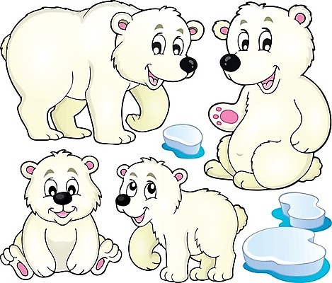 EPS 해외이미지 클립아트 동물 캐릭터 응시 행복 야생동물 겨울 일러스트 곰 포유류 자연 털 미술 세트 얼음 추위 그리기 모피 수집 북극 그림 빙산 고립 동물상 테마 해외202004 해외일러스트 일러캐릭터 자연요소 시선 계절 감정 모션 문화예술 조형물 극지방 생태계 파일형식 벡터 이미지허브