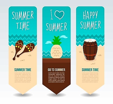 EPS 해외이미지 배너 세로배너 일러스트 해변 사람없음 하트 북 파인애플 마라카스 민트색 베이지색 배너세트 해외202004 해외일러스트 모양 바다 컬러 과일 타악기 세로 세트 열대과일 파일형식 벡터 이미지허브