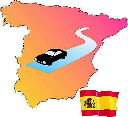 EPS 해외이미지 도로 여행 지도 일러스트 교통시설 항해 달리기 스페인 승차 시스템 방법 전국 해외202004 해외일러스트 유럽 길 교통 배_교통 모션 시설 파일형식 벡터 이미지허브