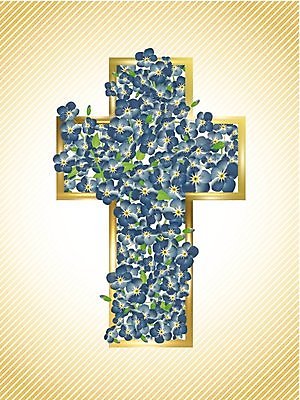 EPS 해외이미지 전통 디자인 꽃 기독교 종교 백그라운드 컨셉 십자가 꽃무늬 일러스트 휴가 부활절 장식 교회 평화 희망 봄 축하 인사 심볼 사인 신성 신앙심 해외202004 해외일러스트 식물 계절 기념일 감정 무늬 종교건축 건물 예절 파일형식 벡터 이미지허브