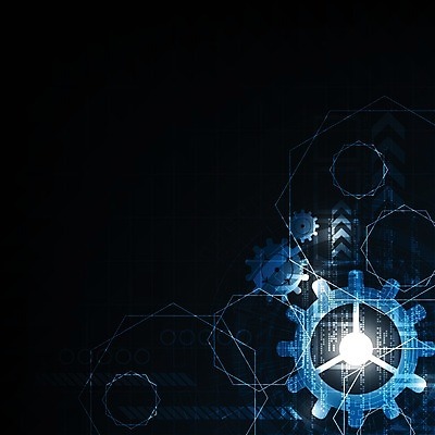 EPS 해외이미지 디자인 일러스트 추상 사람없음 그래픽 파란색 디지털 톱니바퀴 해외202004 해외일러스트 컬러 무늬 파일형식 벡터 이미지허브