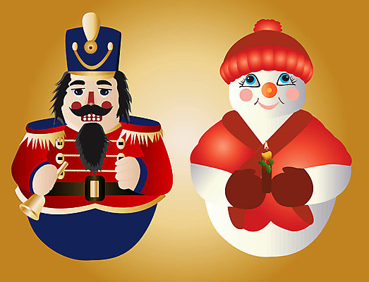 EPS 해외이미지 디자인 장갑 유니폼 크리스마스 겨울 일러스트 눈사람 휴가 장식 산타클로스 12월 만화 그림 병정 노엘 해외202004 해외일러스트 잡화 옷 계절 기념일 날짜 파일형식 벡터 이미지허브