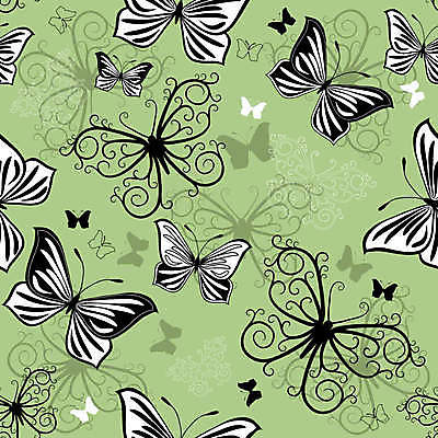 EPS 해외이미지 문양 선 나비 패턴 일러스트 사람없음 초록배경 해외일러스트 곤충 백그라운드 무늬 초록색 파일형식 벡터 이미지허브