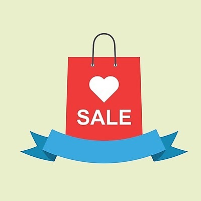 EPS 해외이미지 디자인 리본 종이 백그라운드 가방 일러스트 비즈니스 선물 사랑 쇼핑 세일 상점 시장 플랫 구매 심볼 패키지 슈퍼마켓 고립 해외202004 해외일러스트 잡화 감정 파일형식 벡터 이미지허브