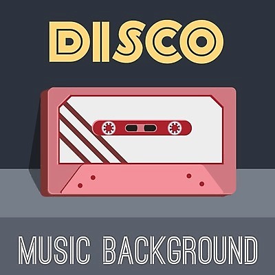 EPS 해외이미지 음악 분홍색 백그라운드 일러스트 타이포그라피 사람없음 회색 카세트테이프 디스코 아날로그 해외202004 해외일러스트 문자 컬러 문화예술 춤 파일형식 벡터 이미지허브