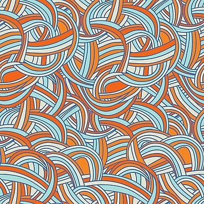 EPS 해외이미지 파도 백그라운드 패턴 일러스트 벽지 추상 미술 장식 흐름 화려 얽힘 낙서 그림 질감 윤곽 펑키 손그림 공상 핸드메이드 해외202004 해외일러스트 바다 컨셉 무늬 문화예술 파일형식 벡터 이미지허브