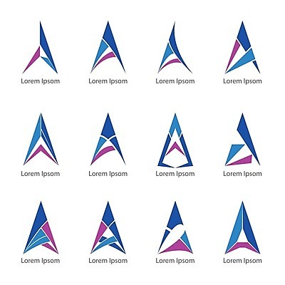 EPS 해외이미지 일러스트 심볼 A 해외202004 해외일러스트 알파벳 파일형식 벡터 이미지허브