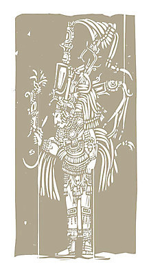 EPS 해외이미지 일러스트 멕시코 왕 벽화 벨리즈 유카탄 마야 전사 과테말라 목판화 아즈텍 해외202004 해외일러스트 북아메리카 중앙아메리카 그림 마야문명 파일형식 벡터 이미지허브