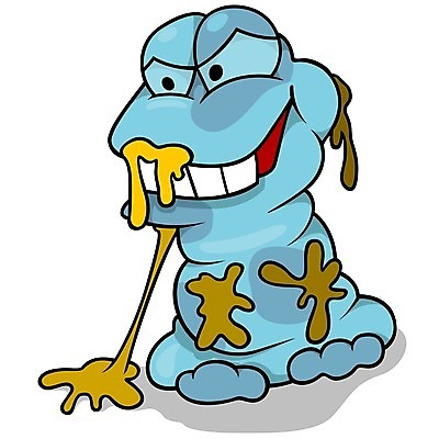 EPS 해외이미지 클립아트 캐릭터 일러스트 유령 질병 쓰레기 만화 먹기 감염 먼지 덮기 박테리아 고립 몬스터 소름 못생김 해외202004 해외일러스트 일러캐릭터 감정 의학 모션 파일형식 벡터 이미지허브