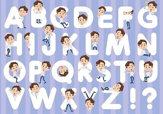 EPS 해외이미지 전신 알파벳 영어 남자 중년 일러스트 텍스트 서기 이벤트 여러명 성인 유행 중앙 편지 경영 대통령 성인남자만 해외202004 해외일러스트 문자 다수 비즈니스 모션 사람 남자만 성인만 파일형식 벡터 이미지허브