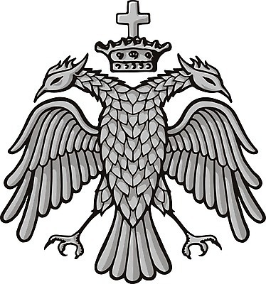 EPS 해외이미지 날개 일러스트 조류 왕관 회색 독수리 비잔틴 해외202004 해외일러스트 동물 컬러 제국 파일형식 벡터 이미지허브