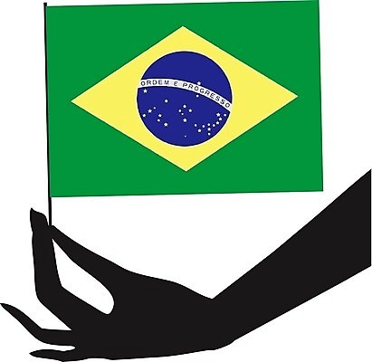 EPS 해외이미지 디자인 배너 일러스트 사람 초록색 파란색 노란색 검은색 흰색 깃발 심볼 그림 브라질 해외202004 해외일러스트 컬러 남아메리카 파일형식 벡터 이미지허브