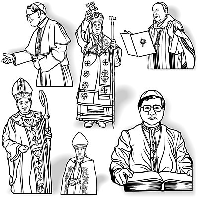 EPS 해외이미지 클립아트 기독교 십자가 일러스트 성경 천주교 기도 영혼 성직자 승려 직원 그림 윤곽 신성 신부님 해외202004 해외일러스트 종교 종교용품 파일형식 벡터 이미지허브