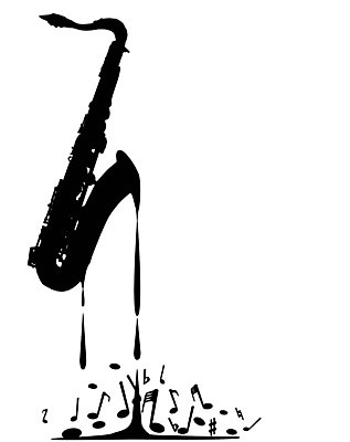 EPS 해외이미지 포스터 음악 백그라운드 일러스트 뿔 미술 그래픽 파란색 우주 젖음 흐름 색소폰 그림 재즈 놋쇠 뮤지컬 블루스 해외202004 해외일러스트 컬러 컨셉 문화예술 목관악기 파일형식 벡터 이미지허브