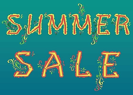 EPS 해외이미지 영어 실루엣 꽃무늬 일러스트 텍스트 동양인 사람없음 빨간색 노란색 라벨 세일 파란배경 해외202004 해외일러스트 문자 꽃 컬러 백그라운드 무늬 프레임 촬영기법 인종 파란색 파일형식 벡터 이미지허브