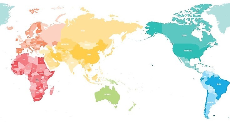 EPS 해외이미지 디자인 유럽 포스터 아시아 지구 여행 무지개 세계지도 지도 오렌지 일러스트 비즈니스 아프리카 벽지 추상 그래픽 빨간색 초록색 파란색 컬러풀 세계 글로벌 노란색 미국 인포그래픽 호주 땅 집중 대륙 북쪽 남쪽 스펙트럼 전국 지리 디테일 해외202004 해외일러스트 자연요소 나라 컬러 컨셉 북아메리카 무늬 과일 오세아니아 방향 파일형식 벡터 이미지허브