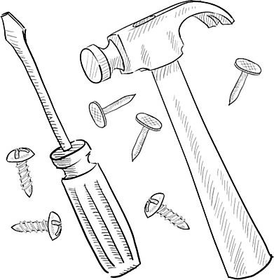 EPS 해외이미지 일러스트 주택 건물 장비 도구 공구 나사 업무 못 수리 낙서 망치 스케치 목수 그림 목공예 고정 파운드 계약자 고립 업그레이드 재주꾼 차고 프로젝트 해외202004 해외일러스트 직업 건축물 돈 미술 작업 공예 계약 파일형식 벡터 이미지허브